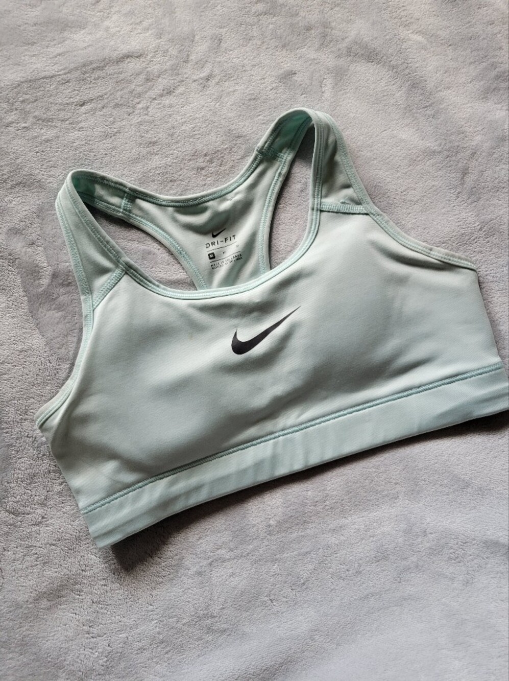 Nike | Light Mint Green Dri-FIT Racerback Sports Bra